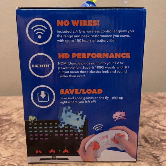 12 Built in Games Video Game Console Legends Flashback Blast Space Invaders Plug - Picture 6 of 9